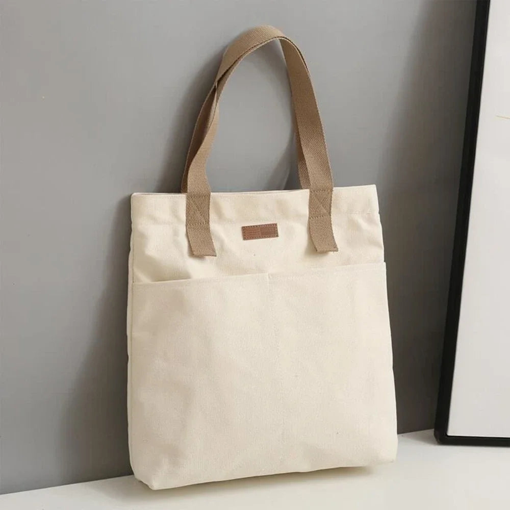 Women’s Large Capacity Canvas Tote Bag Commuter Handbag