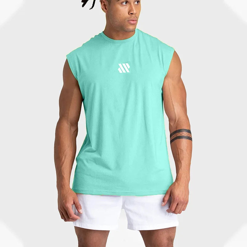 Men's Quick Dry Breathable Sleeveless Sports Shirt
