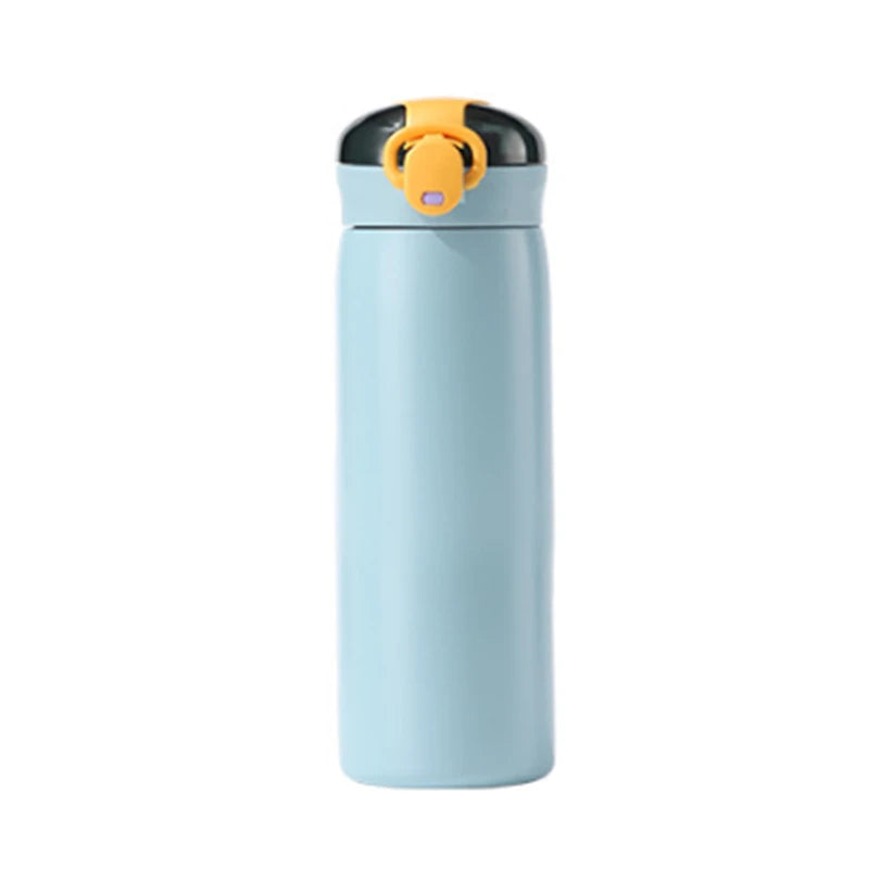 320ml or 460ml Kids Stainless Steel Thermos Bottle with Straw