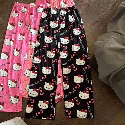 Hello Kitty Y2K 3D Anime Pajama Pants