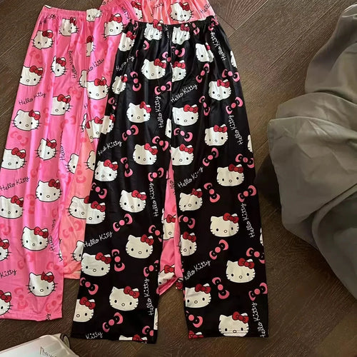 Hello Kitty Y2K 3D Anime Pajama Pants