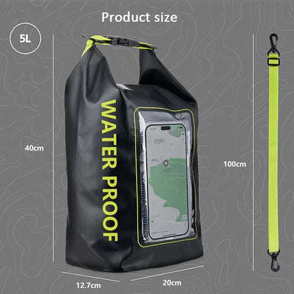 2L or 5L Waterproof Touch Screen Dry Bag