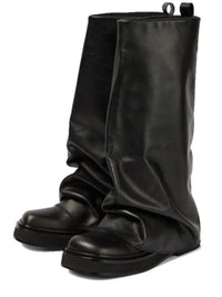 Black cowhide