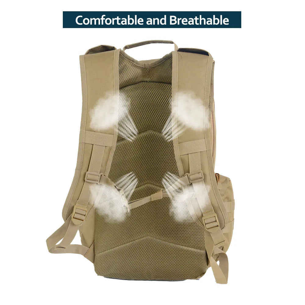 45L Waterproof Tactical Hiking and Fishing Backpack