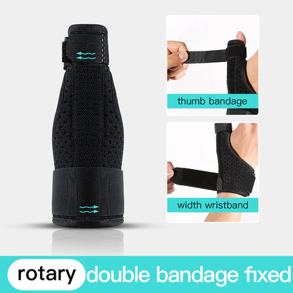 Wrist and Thumb Support Brace with Steel Splint
