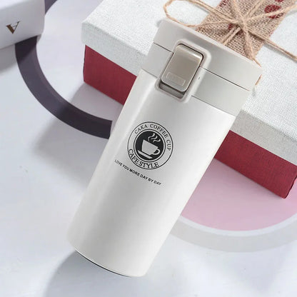 380ml or 510ml Stainless Steel Insulated Coffee Tumbler