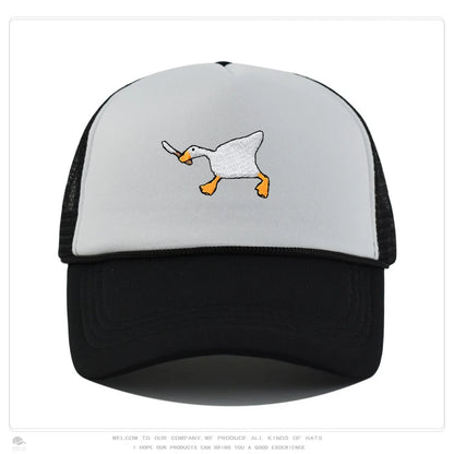 Unisex Embroidered Goose Baseball Cap