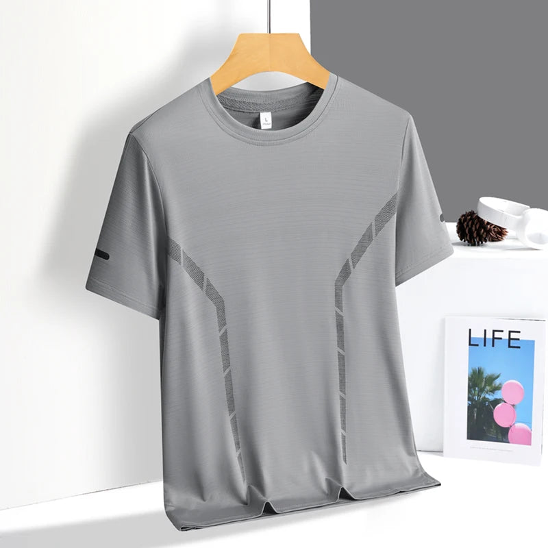 Men's Quick Dry Reflective Running T Shirt