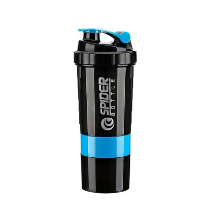 3 Layer Protein Shaker Bottle with Storage Compartments