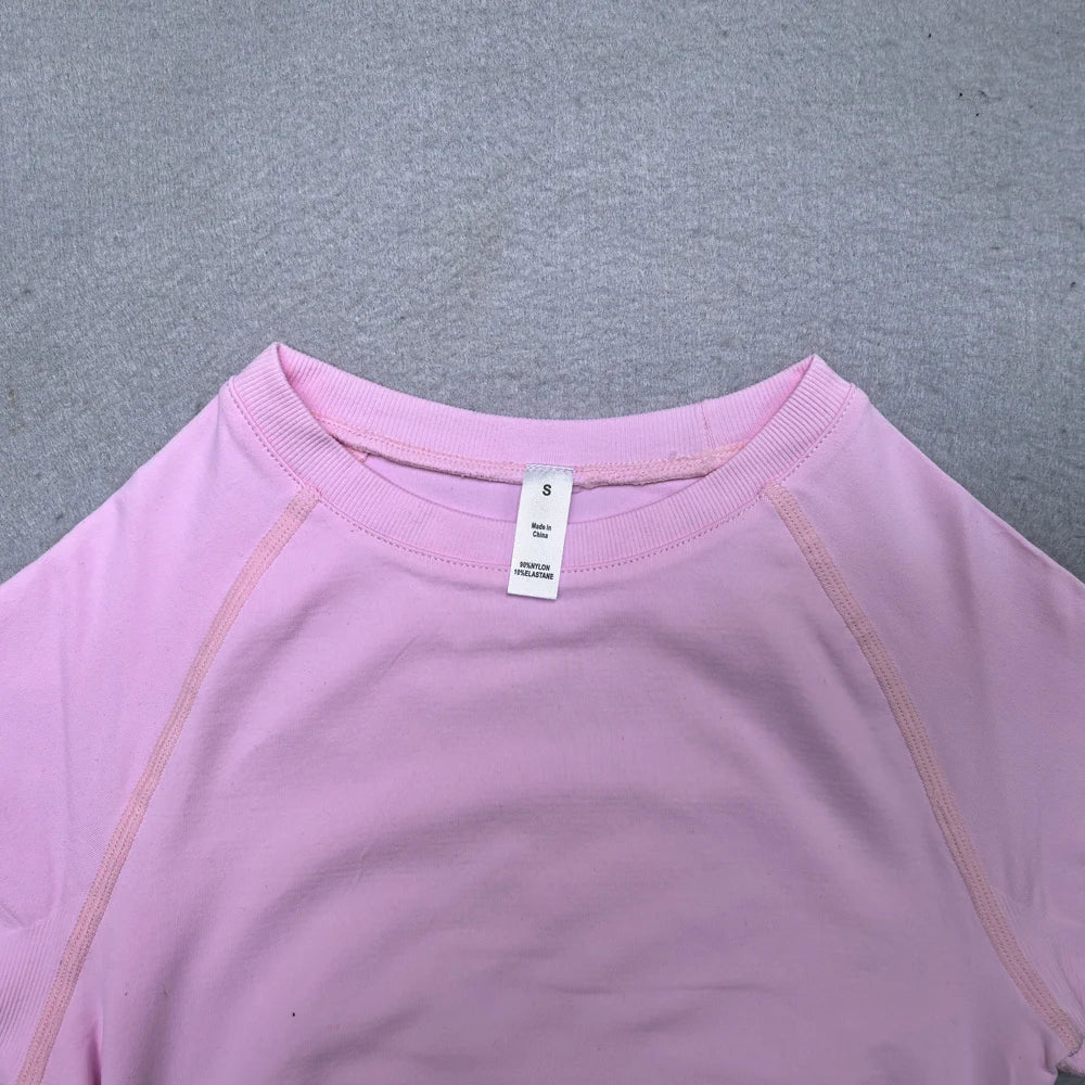 Women's Lightweight Short Sleeve Yoga Crop Top
