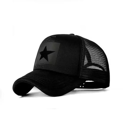 Unisex Breathable Mesh Snapback Baseball Cap