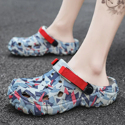 Men’s Camouflage EVA Garden Clogs Outdoor Sandals