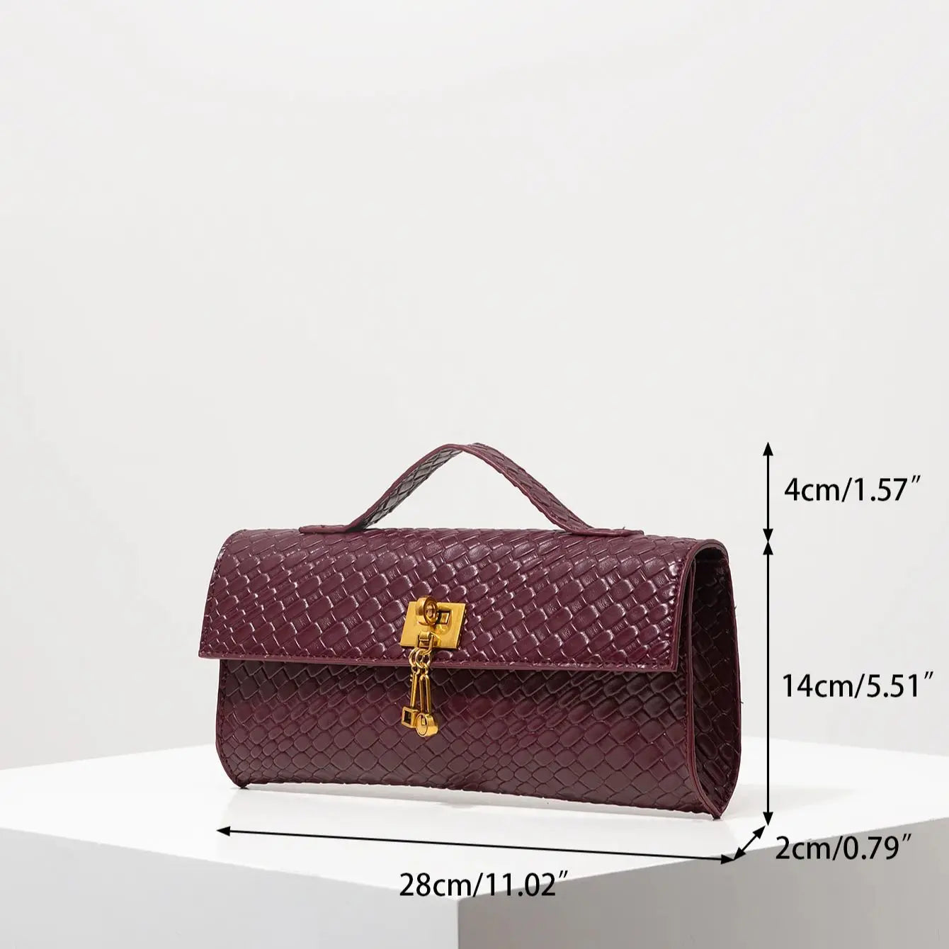 Burgundy Vintage Work Tote Bag for Women