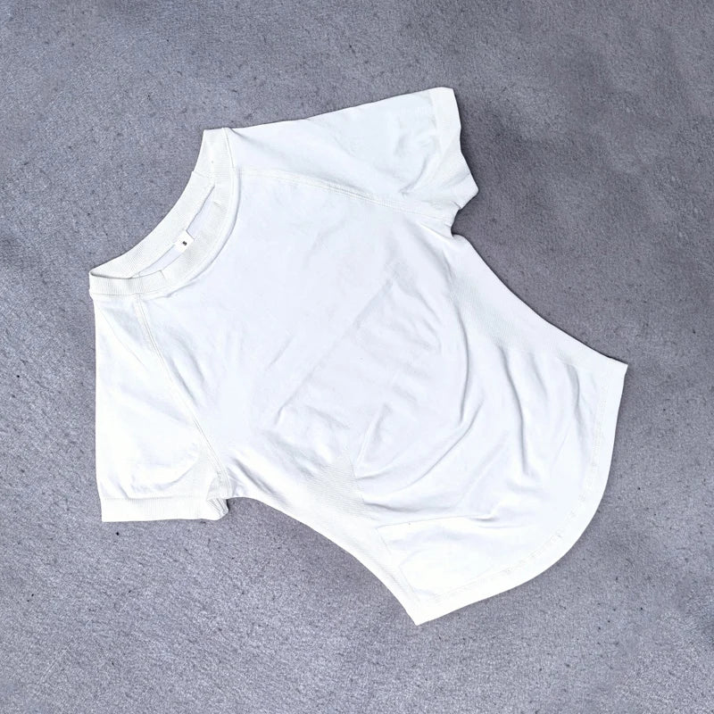 Women's Lightweight Short Sleeve Yoga Crop Top