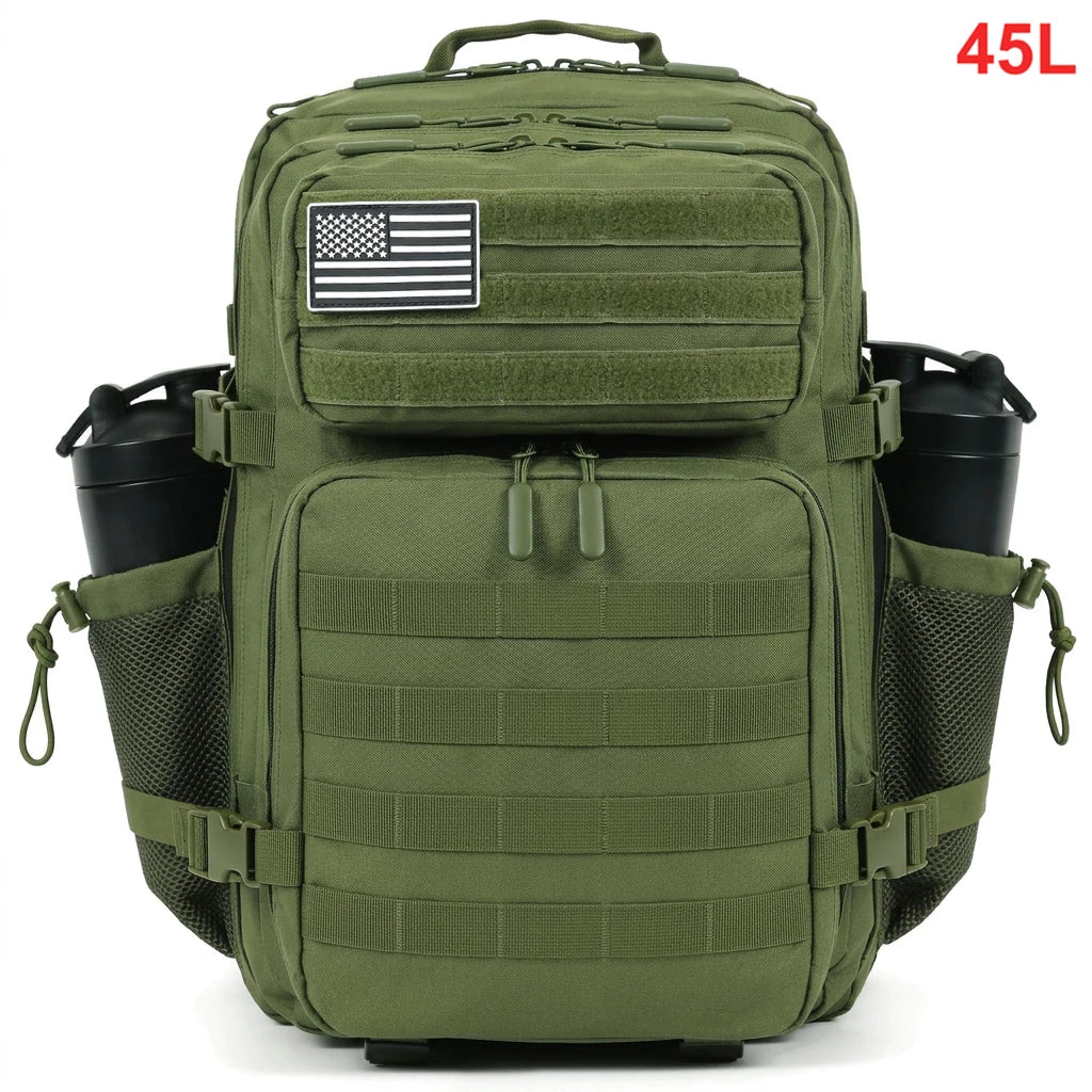 45L Waterproof Tactical Hiking and Travel Backpack