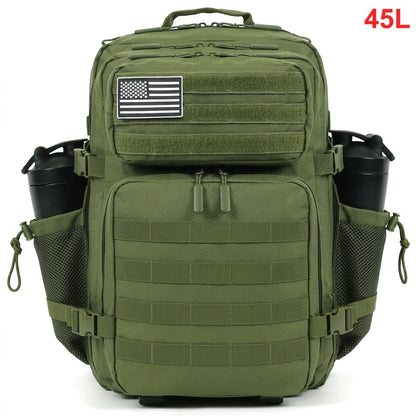 45L Waterproof Tactical Hiking and Travel Backpack