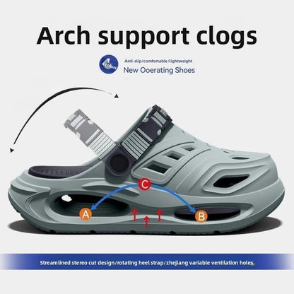 Unisex Arch Support Anti Slip Breathable Summer Clogs