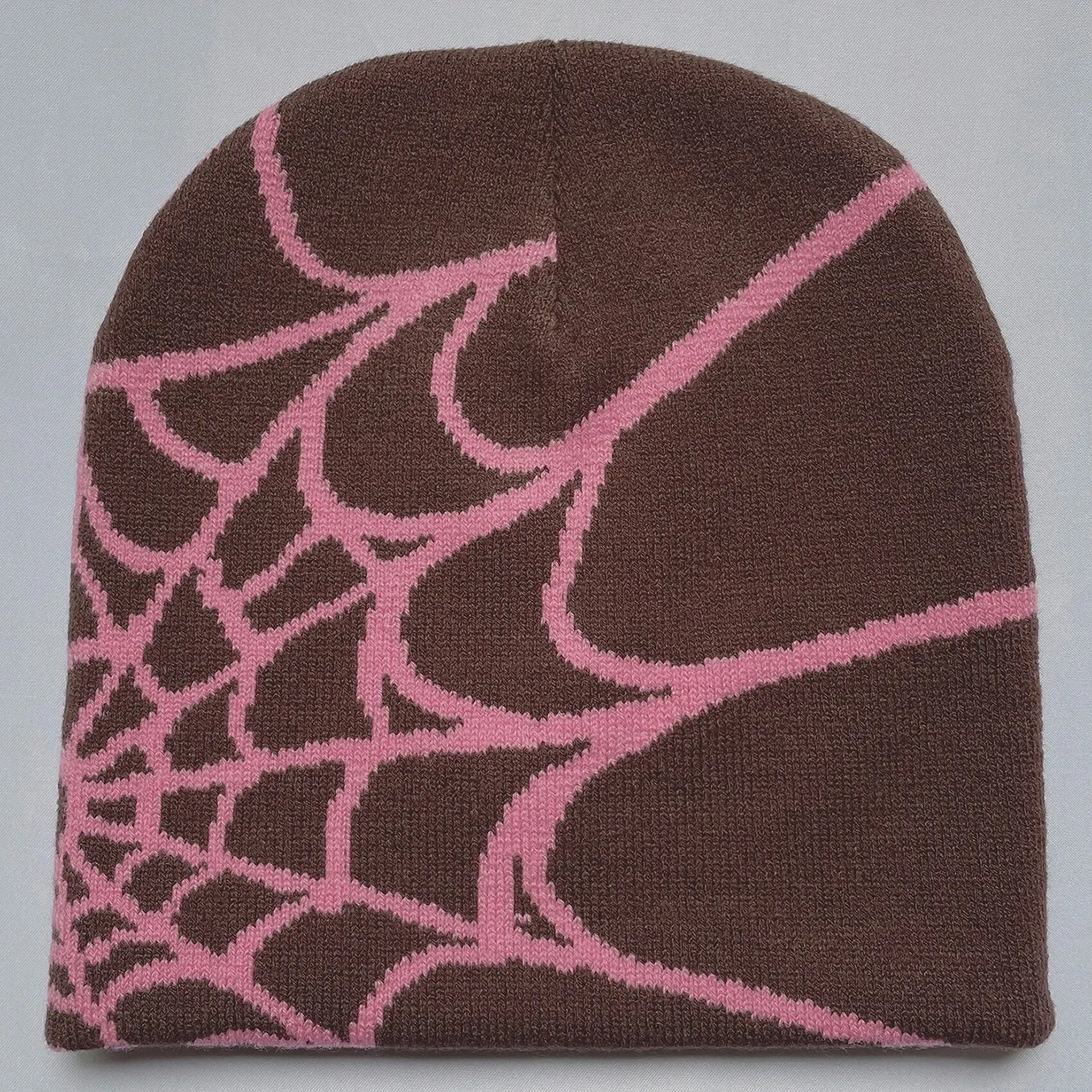 Unisex Y2K Spider Web Knit Beanie Hat