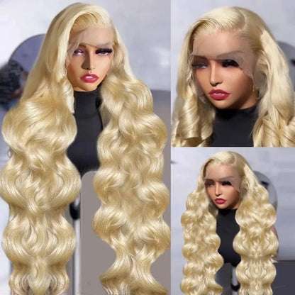 613 Blonde Body Wave 13x6 Lace Front Human Hair Wig