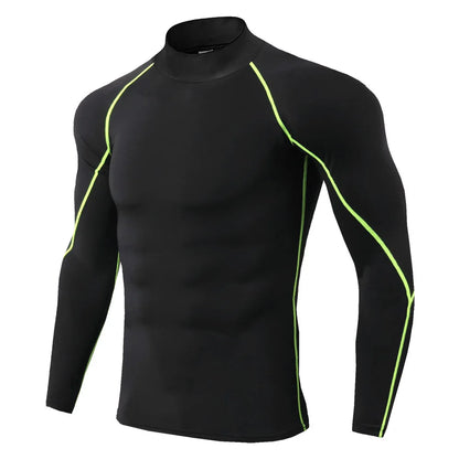 Men's Quick Dry Long Sleeve Compression Sports Shirt