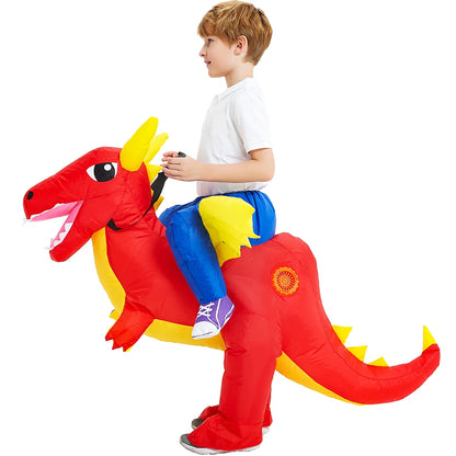 Kids Dinosaur Inflatable Costume for Halloween & Cosplay