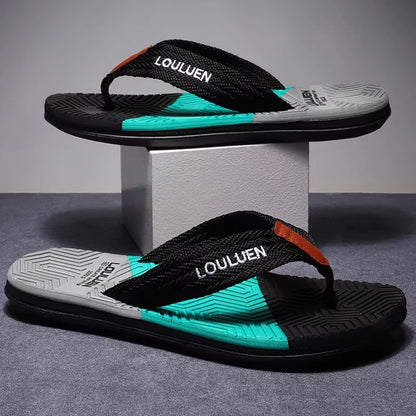 Men’s Breathable Summer Beach Flip Flops Casual Outdoor Slippers
