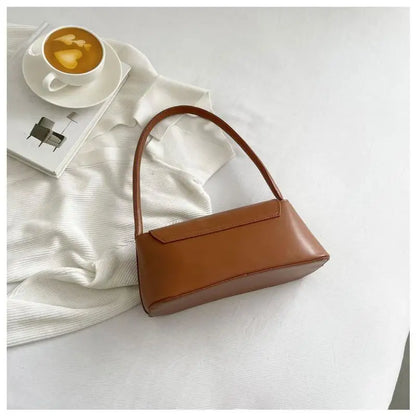 Women’s Retro Solid Color Shoulder Hobo Bag