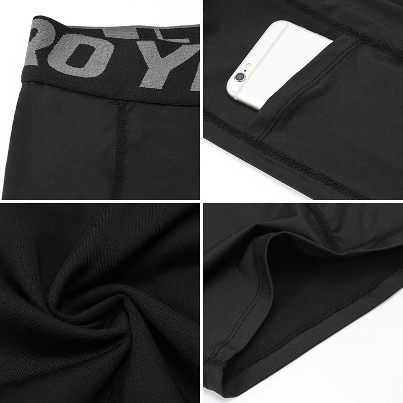 Men's Compression Training and Running Shorts
