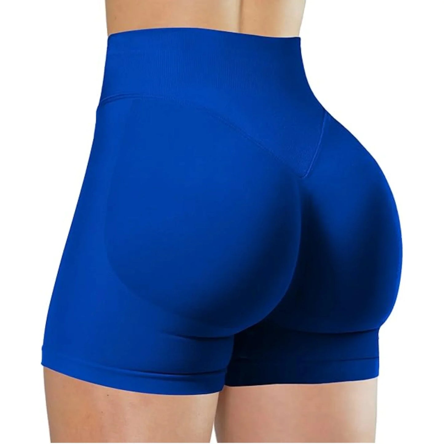 Women's High Waist Elastic Yoga Shorts