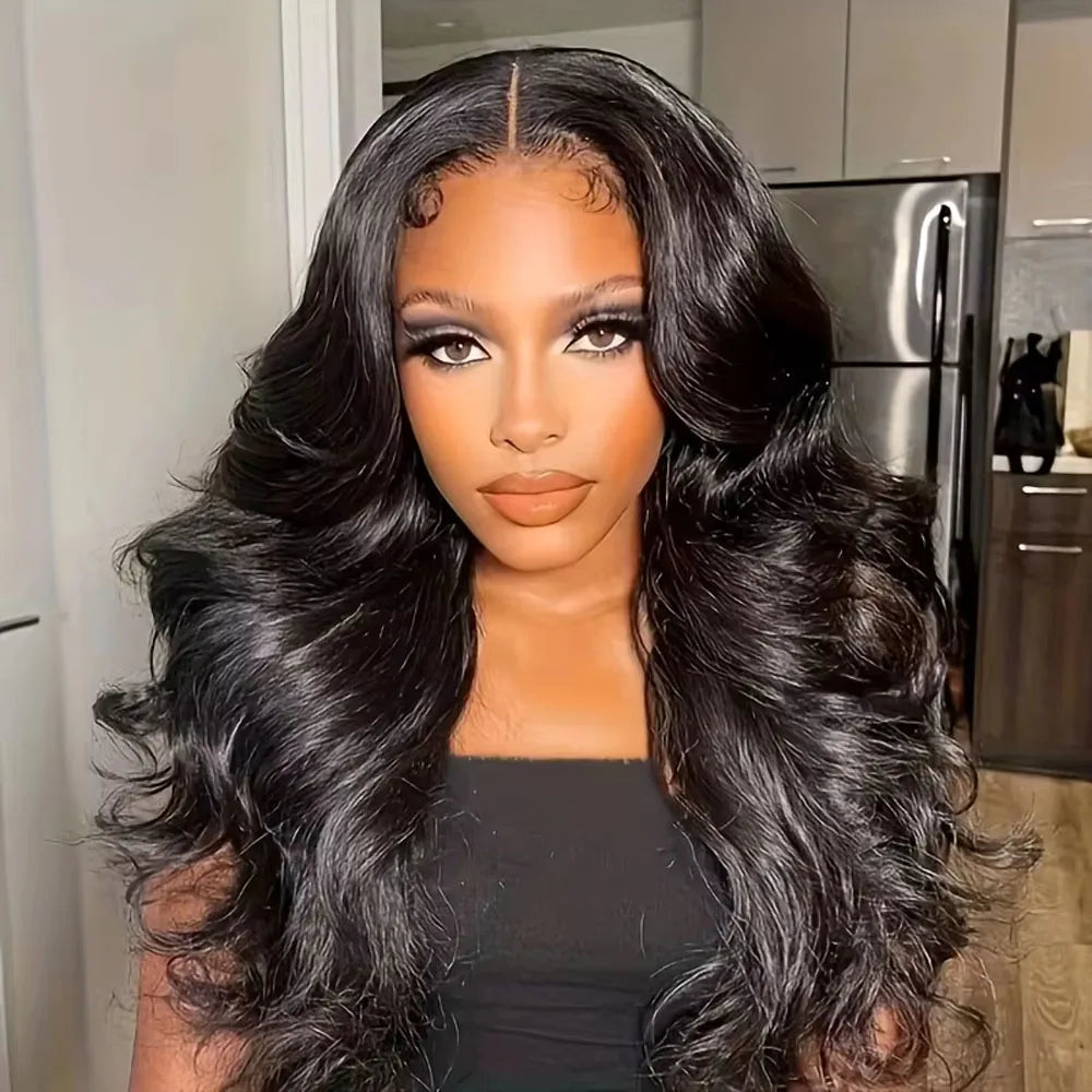 36 Inch Body Wave 13x4 HD Lace Front Human Hair Wig 250% Density
