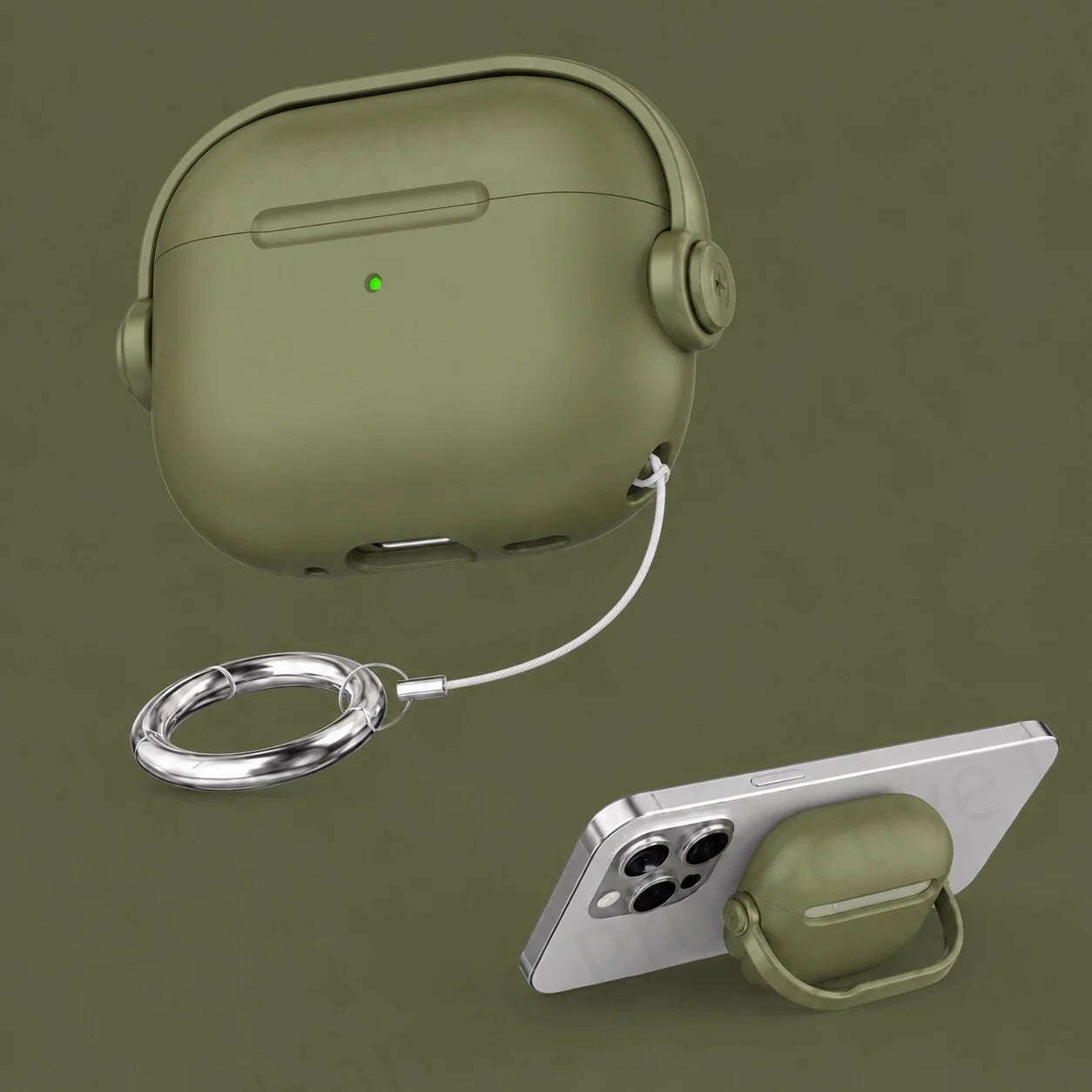 Shockproof AirPods Pro 3 and AirPods 4 Case with Lock and Cleaner Kit