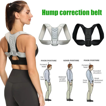 Adjustable Back Posture Corrector Shoulder Support Brace