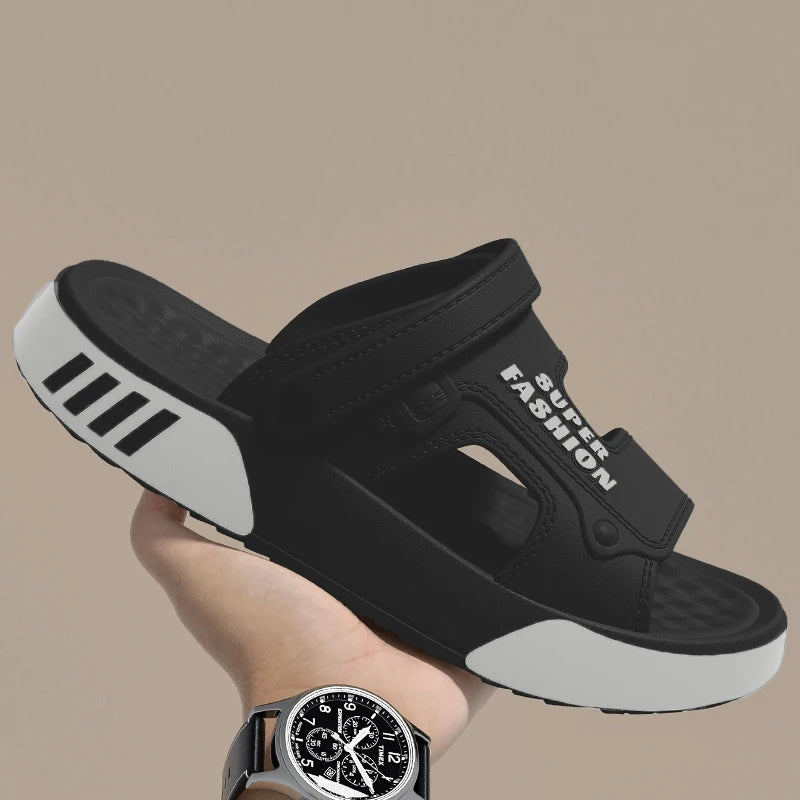 Men’s EVA Platform Slides Soft Sole Indoor Outdoor Summer Shoes