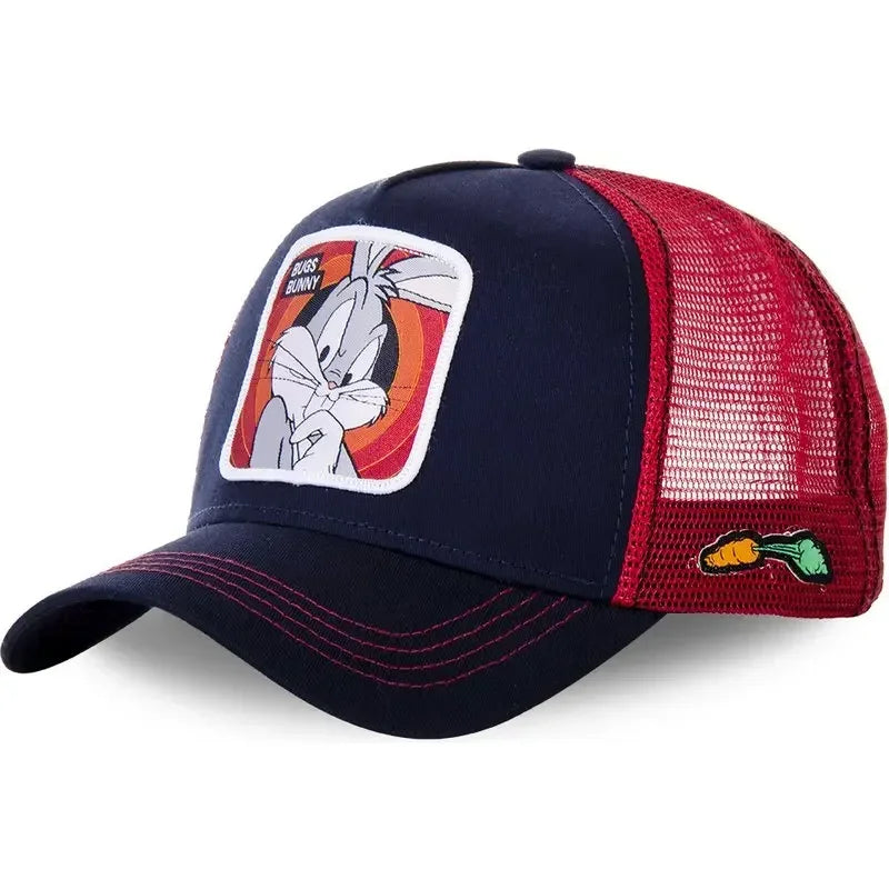 Unisex Anime Cartoon Snapback Trucker Baseball Cap