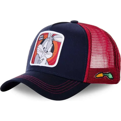 Unisex Anime Cartoon Snapback Trucker Baseball Cap