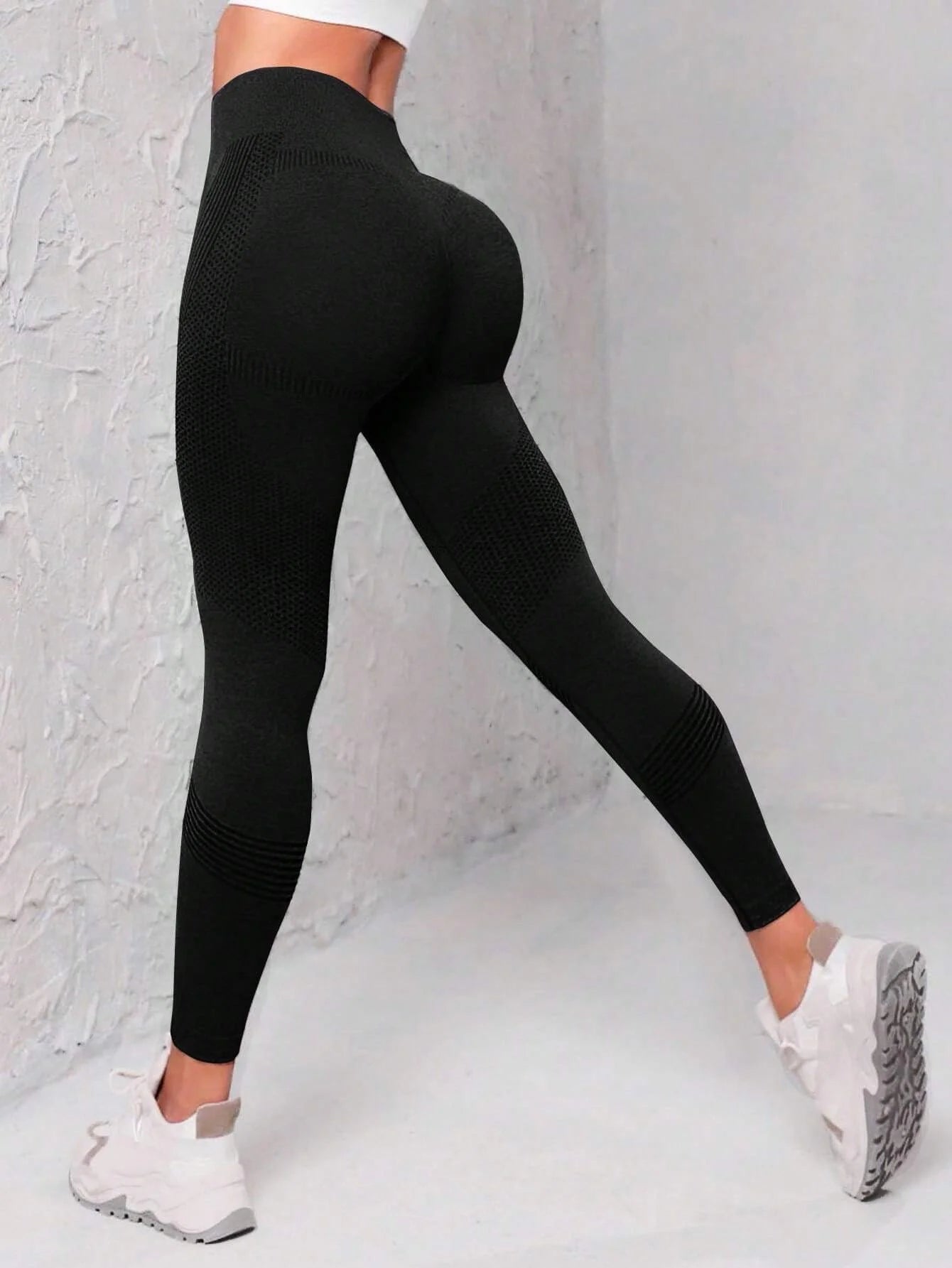 Women's Seamless Wide Waistband Sports Leggings