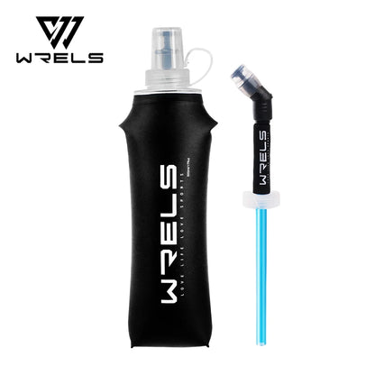 WRELS 500ml BPA Free Collapsible TPU Soft Flask Water Bottle